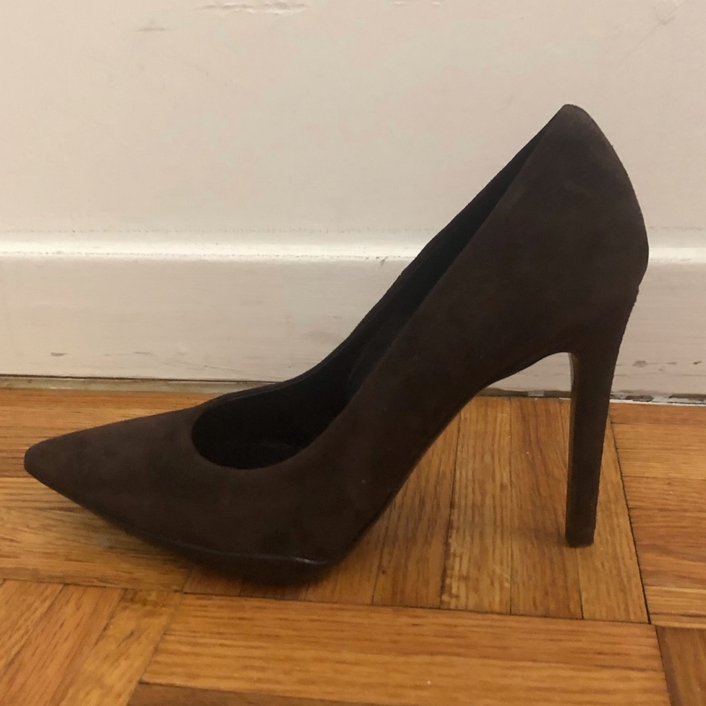 Chocolate Brown High Heel Pointed Toe